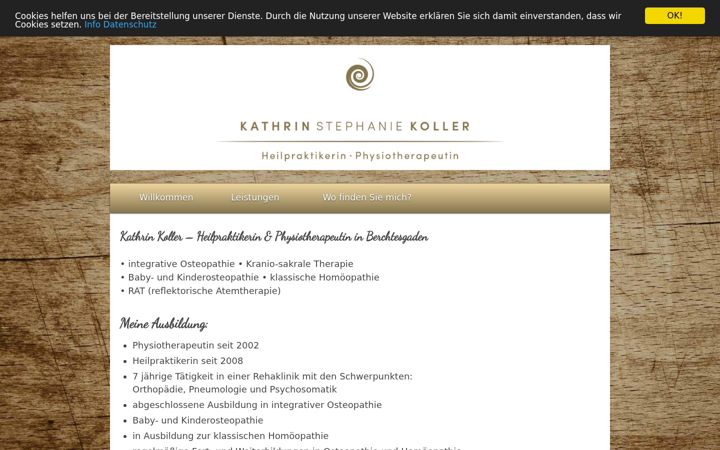 Screenshot of kathrin-koller.de