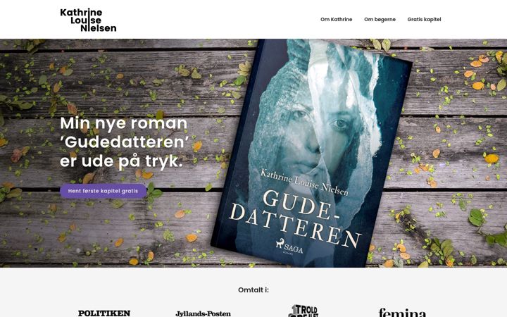 Zrzut ekranu kathrinelouisenielsen.dk