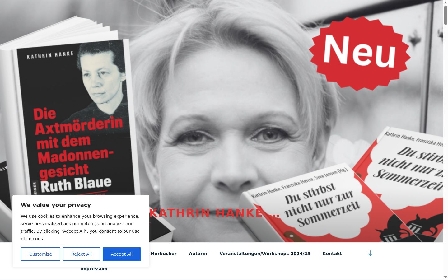 Screenshot van de toestemmingsbanner zoals getoond vóór enige interactie