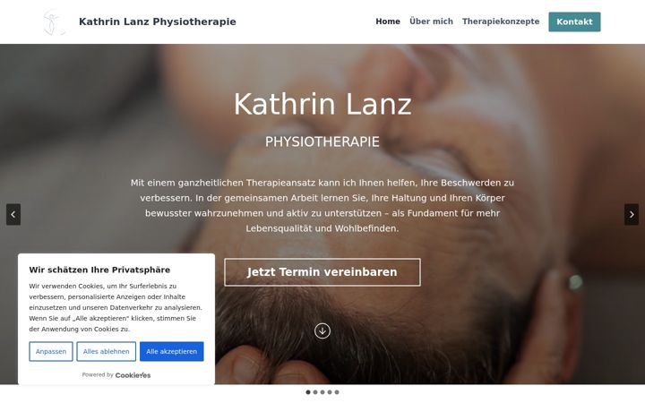 Screenshot of kathrinlanz.com