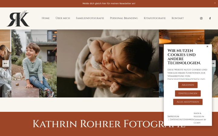 Screenshot of kathrinrohrer.de