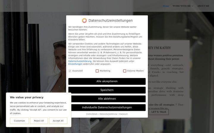 Screenshot of kathy-laura.com