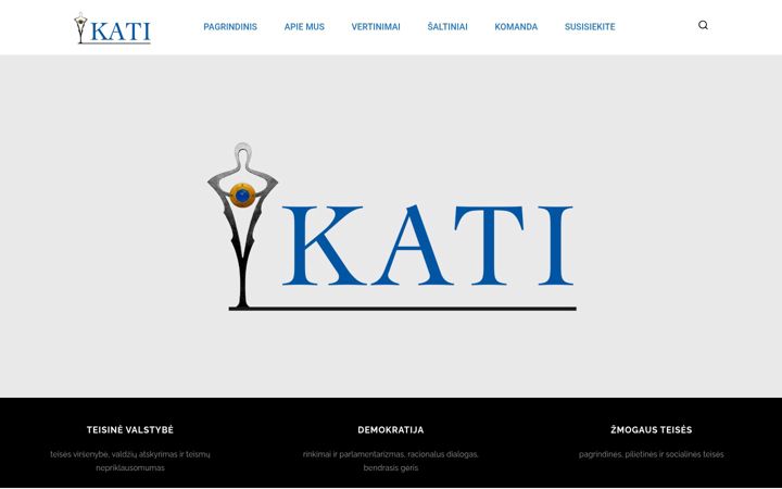 Screenshot of kati.lt