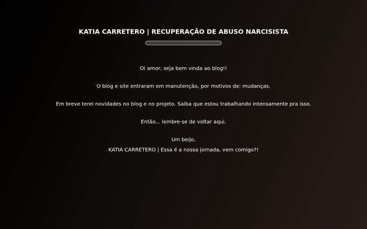 Screenshot of katiacarretero.com.br