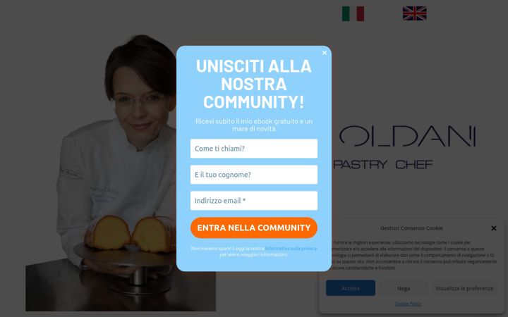 Screenshot of katiaoldani.com