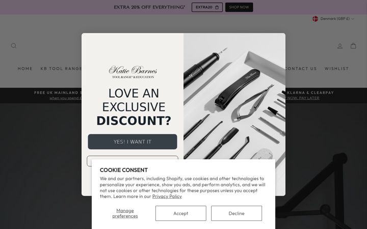 Screenshot of katiebarnesacademy.com