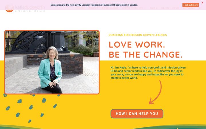 Screenshot of katieduckworth.com