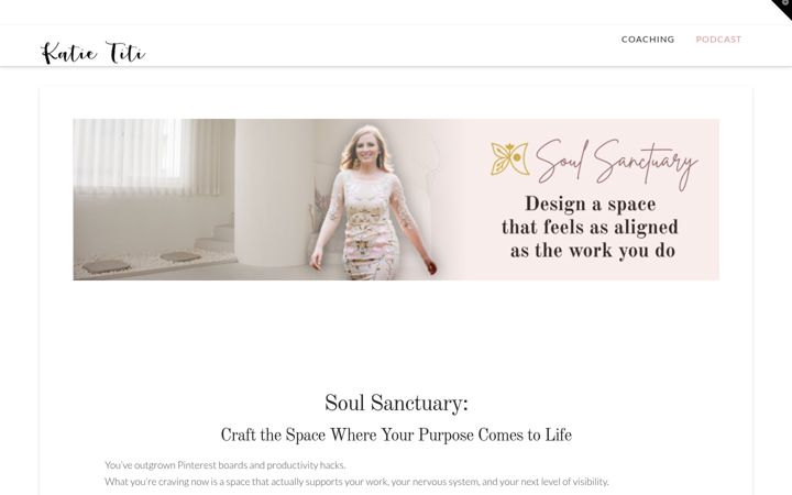 Screenshot of katietiti.com