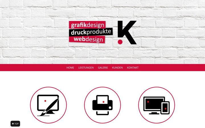 Screenshot of katigrafik.at