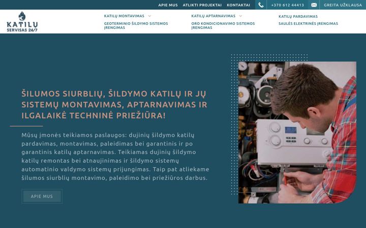 Screenshot of katiluservisas24.lt