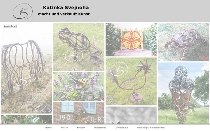 Screenshot of katinka-svejnoha.de