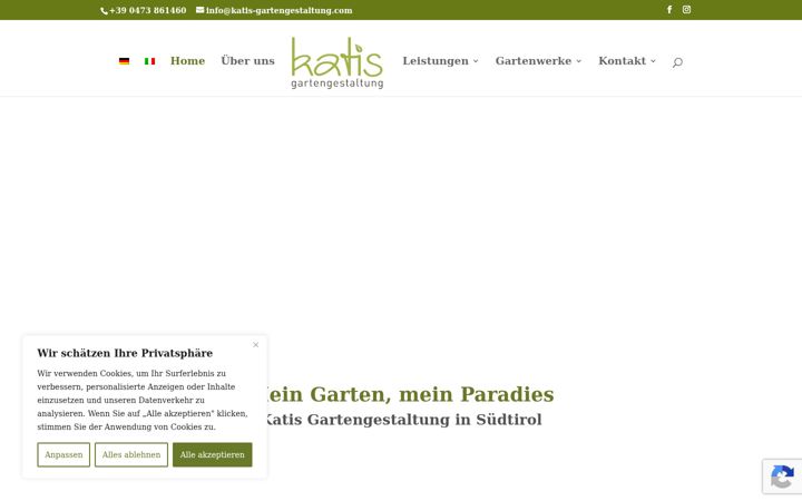 Screenshot of katis-gartengestaltung.com