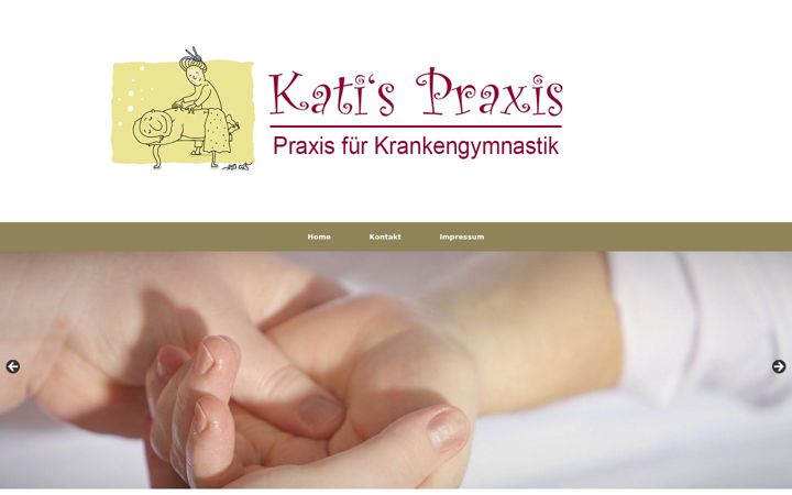 Screenshot of katis-praxis.de