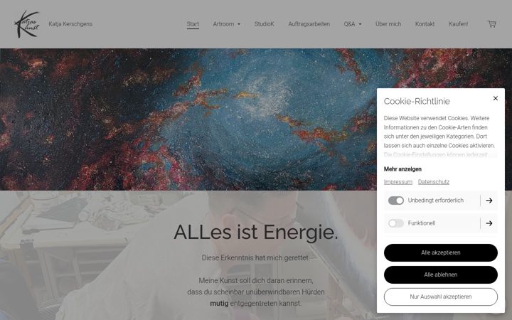 Screenshot of katja-kerschgens.de