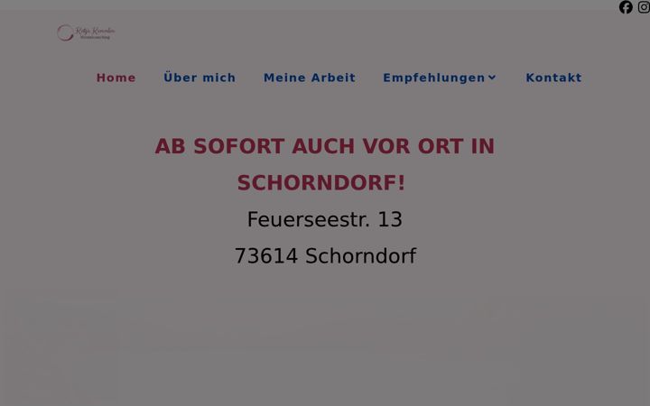 Screenshot of katjakemmler.de