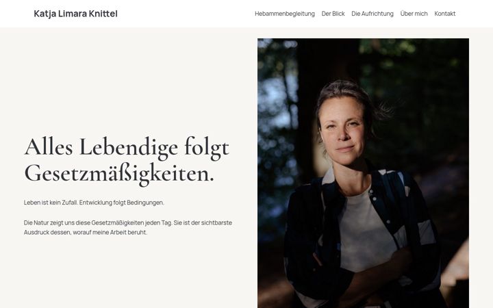 Screenshot of katjaknittel.de