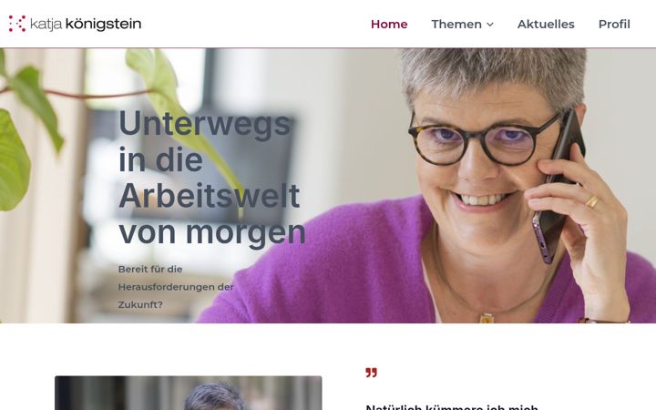 Screenshot of katjakoenigstein.de