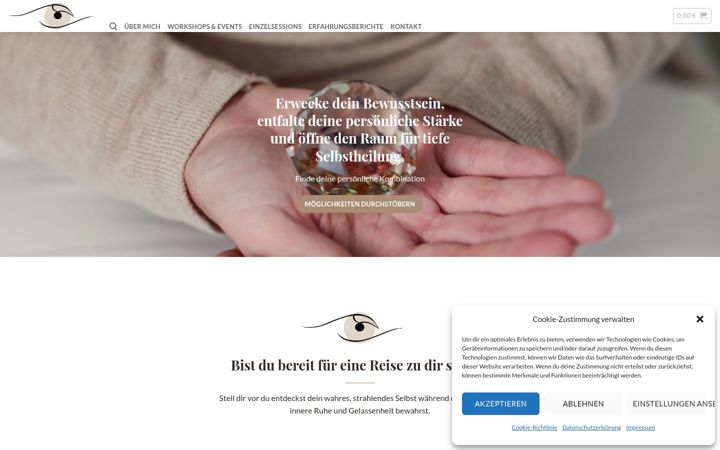 Screenshot of katjalinder.de