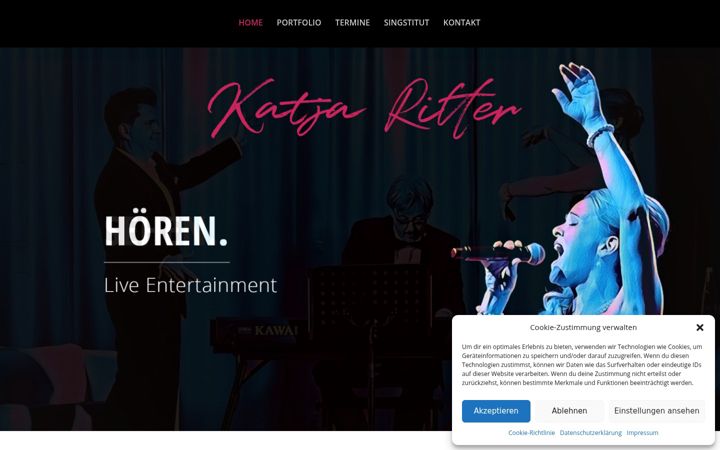 Screenshot of katjaritter.de