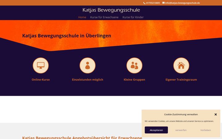 Screenshot of katjas-bewegungsschule.de