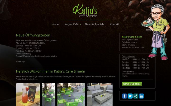 Screenshot of katjas-cafe.de