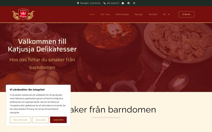 Screenshot of katjusja.se