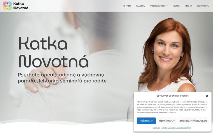 Screenshot of katkanovotna.cz