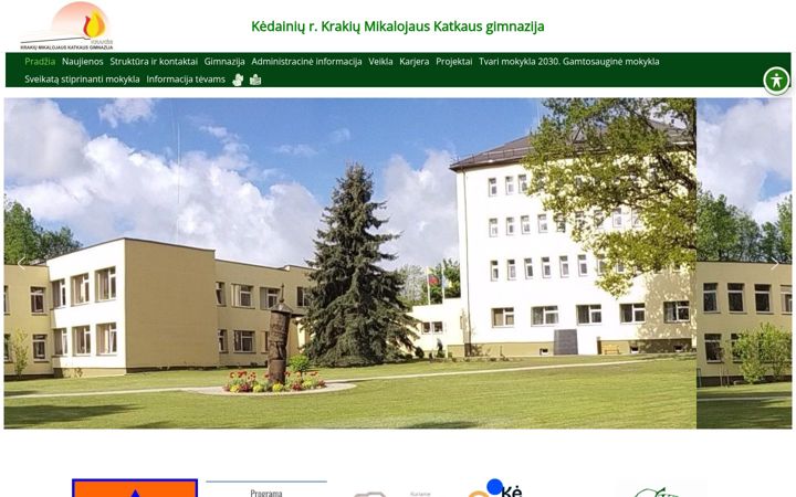 Screenshot of katkausgimnazija.lt