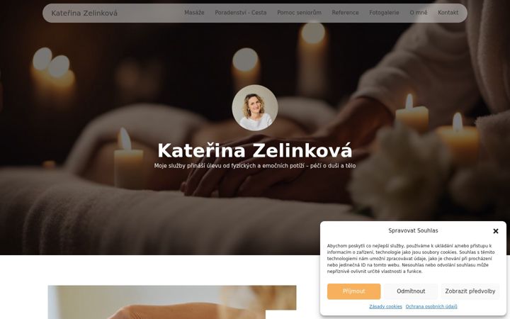 Screenshot of katkazelinkova.cz