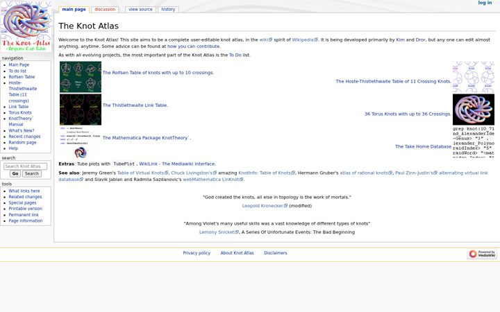 Screenshot of katlas.org