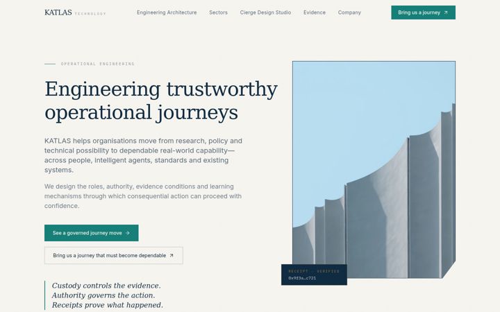 Screenshot of katlastechnology.com