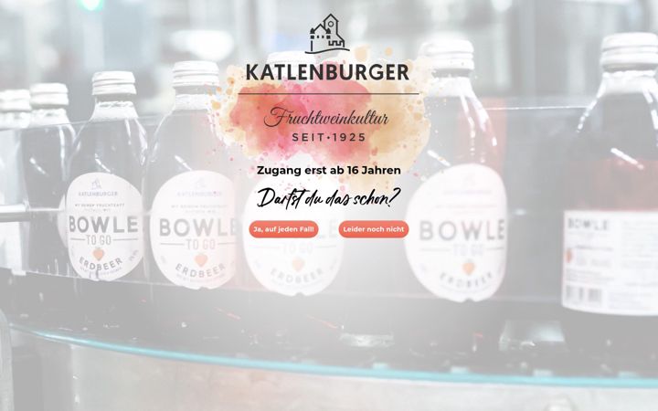Skjermbilde av katlenburger.de