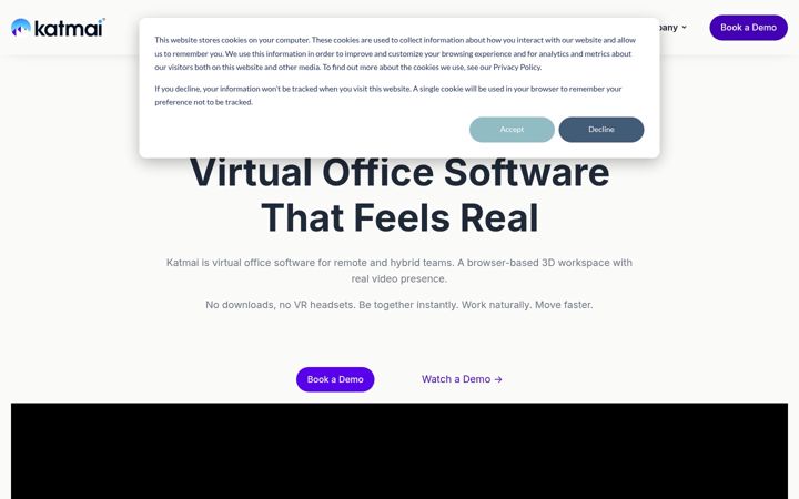 Screenshot of katmaitech.com