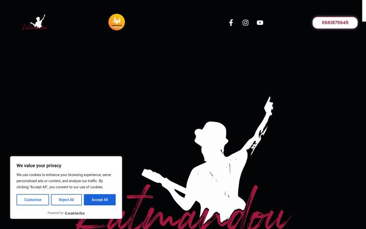 Screenshot of katmandou-musique.com