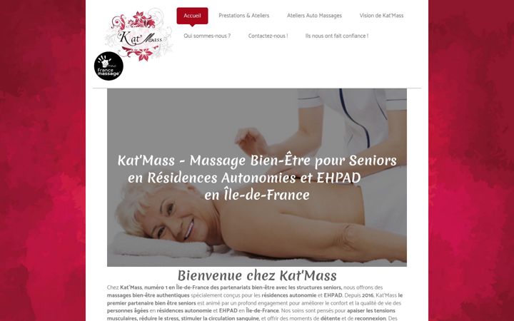 Screenshot of katmass.fr