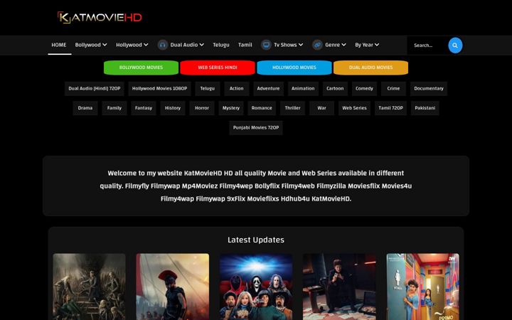 Ekrano kopija katmoviehdd.com