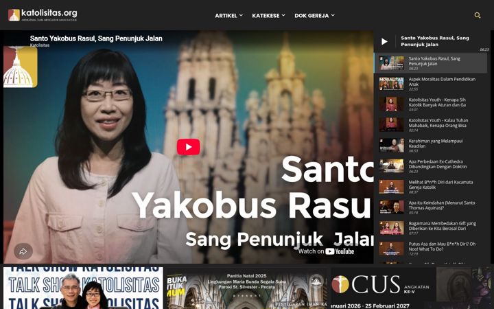 Screenshot of katolisitas.org