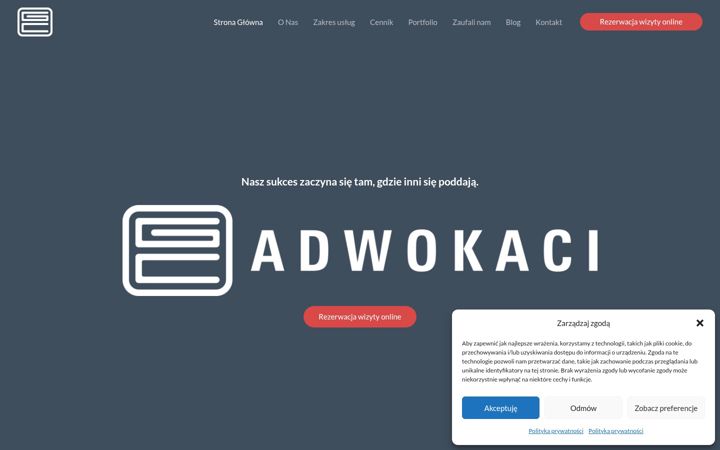 Screenshot of katowice-adwokat.pl