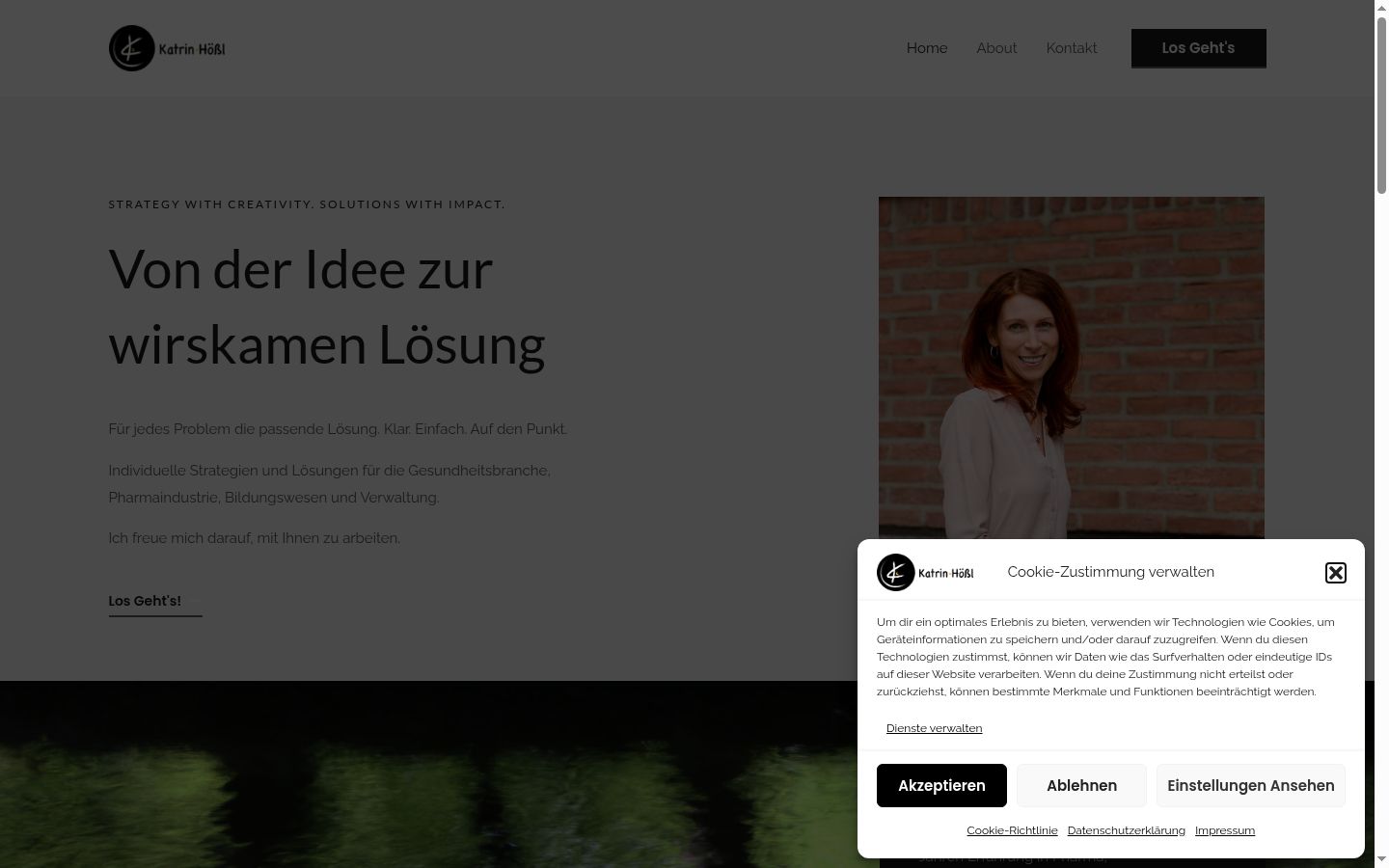 Screenshot tal-banner tal-kunsens muri qabel kwalunkwe interazzjoni