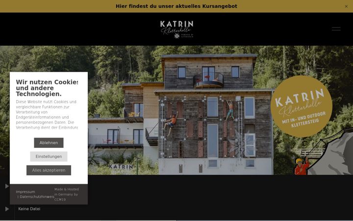 Screenshot of katrin-kletterhalle.com