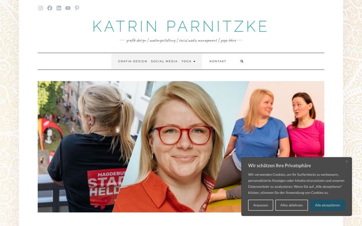 Screenshot of katrin-parnitzke.de