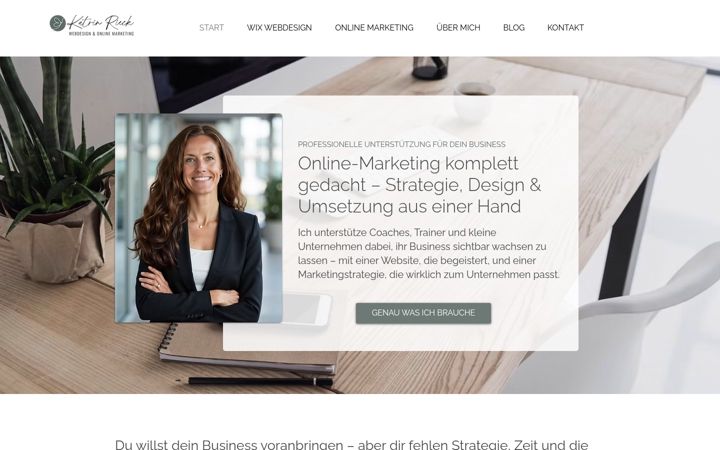 Screenshot of katrin-rieck.de