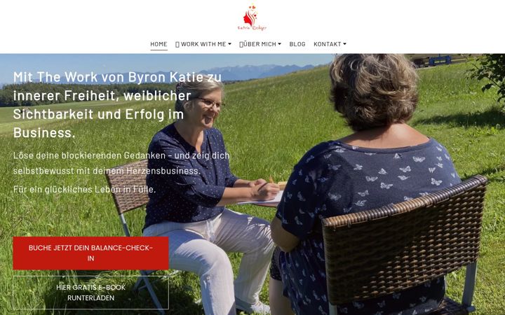 Screenshot of katrin-riediger.de