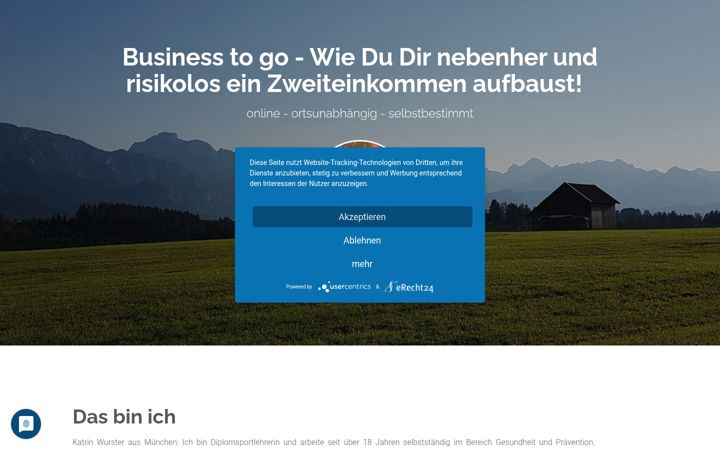 Screenshot of katrin-wurster.com