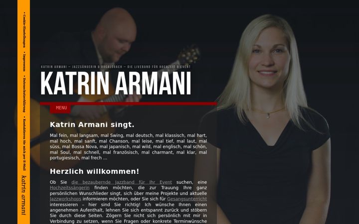 Screenshot of katrinarmani.de