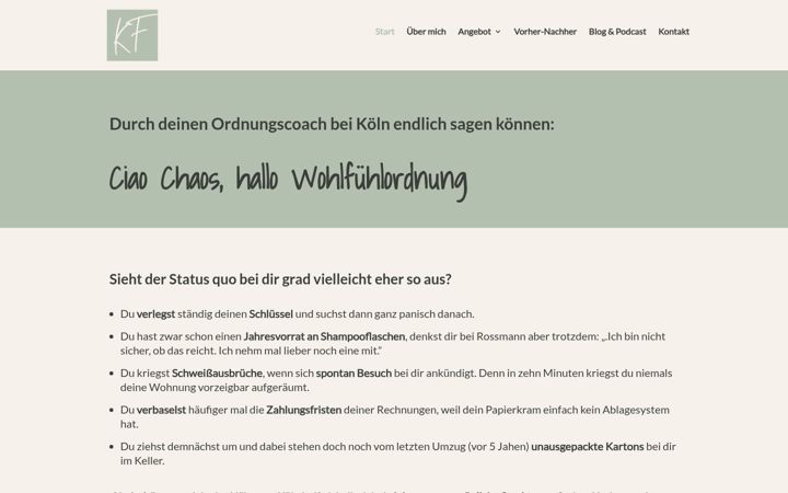 Screenshot of katrinflecken.de