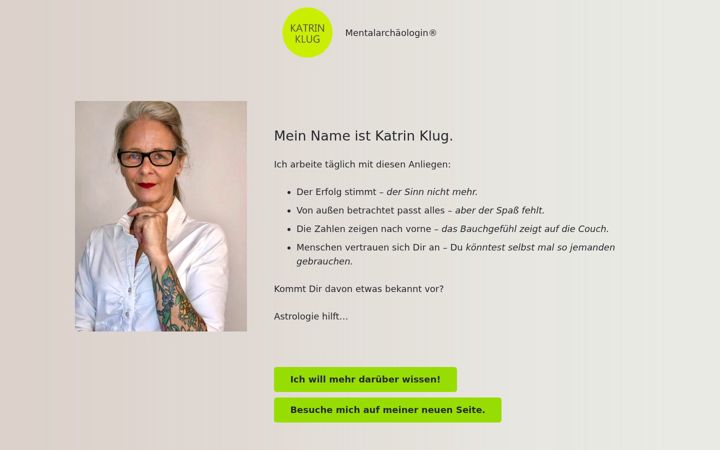 Screenshot of katrinklug.com