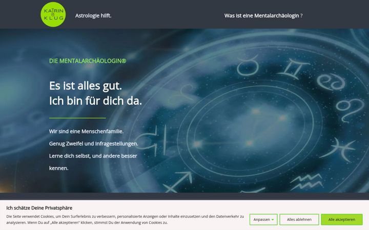 Screenshot of katrinklugonline.de