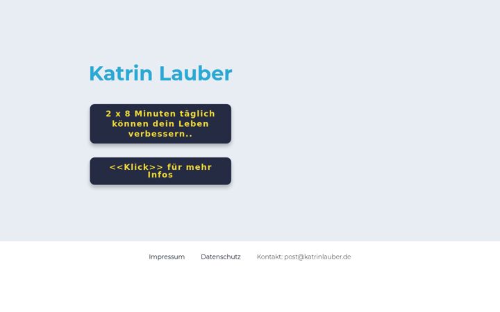 Screenshot of katrinlauber.de