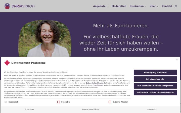 Screenshot of katrinlinzbach.de